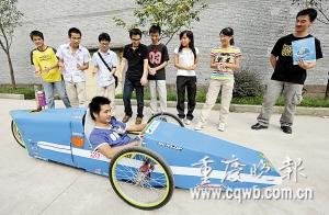 大学生制造节能车1升油可跑300公里(图)