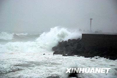 台風13号、台湾に大きく影響