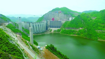 貴州最大の水力発電所、最初のユニットが試験段階に