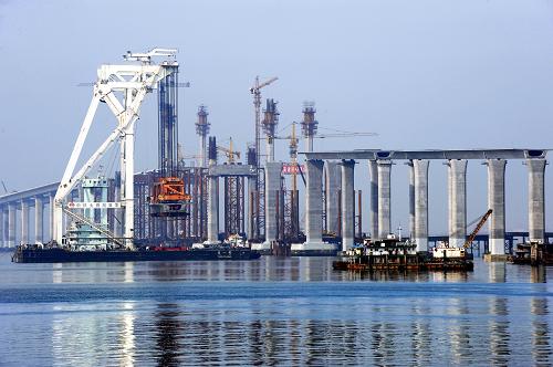 青島海湾大橋プロジェクトが最終段階に突入