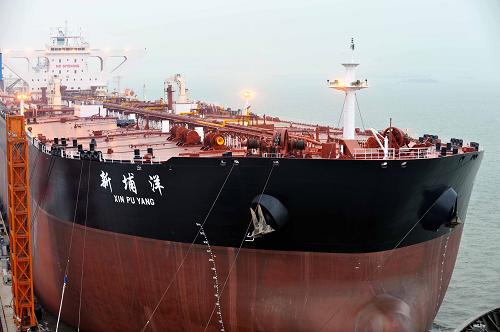 超大型タンカー「新埔洋」号が広州で引き渡し