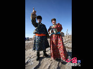 内蒙古自治区シリンゴル盟（錫林郭勒盟）の東北にある東鳥珠穆沁旗草原は、内蒙古では最大の広さを誇る草原で、保存状態も非常にいい。