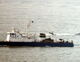 韓国海軍の哨戒艦が沈没、原因不明