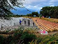 野鴨湖」は北京市延慶県の西北部に位置しており、北側には燕山の山脈が近くにあり、南側は太行山と接している。東南側には雄大な八達嶺長城があるという。「中国網日本語版（チャイナネット）」2010年11月3日