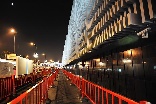 2010年上海万博、中国館の夜景。