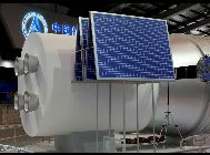 広東省珠海市で16日に開幕した第8回中国国際エアショーに、中国宇宙ステーションの実験第1号機｢天宮1号｣の原寸大のモデルが登場し、観衆たちの注目を集めている。 ｢中国網日本語版(チャイナネット)｣　2010年11月18日