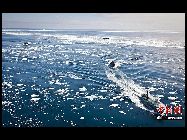 海洋生物保護を目指して活動する国際非営利組織･シーシェパードは1日、南極海域で日本の補鯨船を阻止する写真を公開した。写真によると、補鯨船に航行のコースを変えさせようとしたシーシェパードの船は、日本の補鯨船に高圧ホースで攻撃された。 ｢中国網日本語版(チャイナネット)｣　2011年1月2日