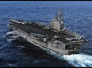 AFP通信の報道によると、米海軍原子力空母｢ロナルドレーガン｣が13日のに日本海域に到着し、11に東日本で起こったM9.0の大震災に見舞われた日本のため、救助支援を提供している。 ｢中国網日本語版(チャイナネット)｣　2011年3月14日