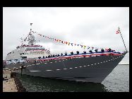 外国メディアの報道によると、米海軍の最新鋭の沿海域戦闘艦｢フリーダム(LCS-1)｣が、長期的にシンガポールに駐屯する可能性があることがわかった。アナリストは、そうなれば、米戦闘艦は間違いなく南中国海域に頻繁に進入すると見ている。写真は沿海域戦闘艦｢フリーダム(LCS-1)｣。 ｢中国網日本語版(チャイナネット)｣　2011年9月8日