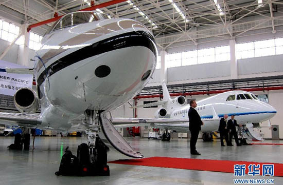 上海、ビジネス航空機の4S店が経営許可取得