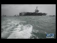 米海軍の原子力空母｢ジョージ・ワシントン(gw)｣は9日、ミサイル駆逐艦3隻の護衛のもとで香港に寄港し、補給と休養を行った。原子力空母｢ジョージ・ワシントン｣が香港に寄港するのは今回が2回目となる。  ｢中国網日本版(チャイナネット)｣　2011年11月10日 