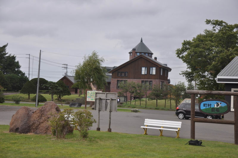 参观日本北海道的牧场