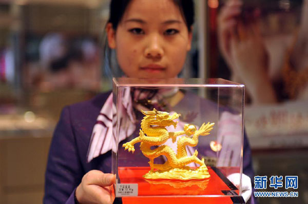 中国2011年金生産量が360トン突破　5年連続で世界一