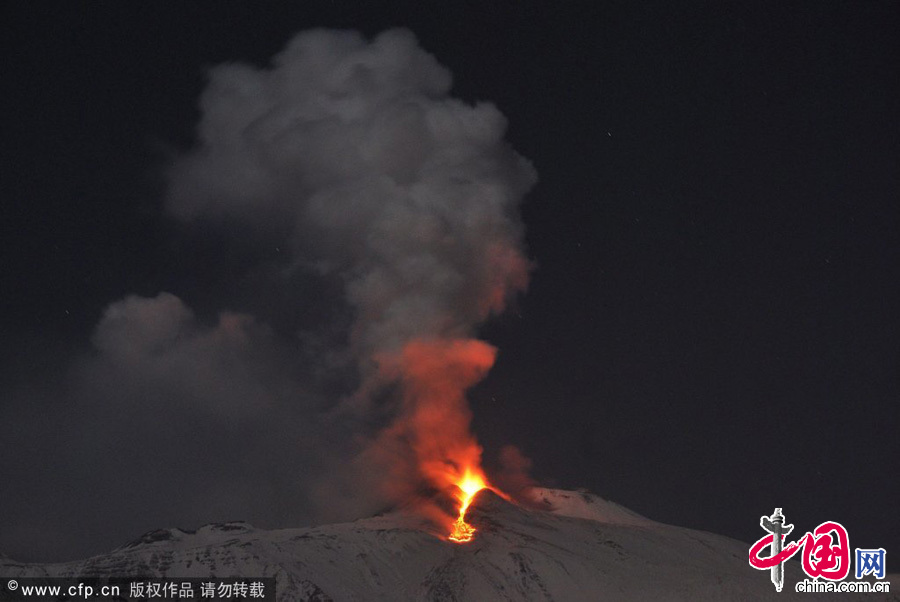 欧洲最高火山喷发[高清]