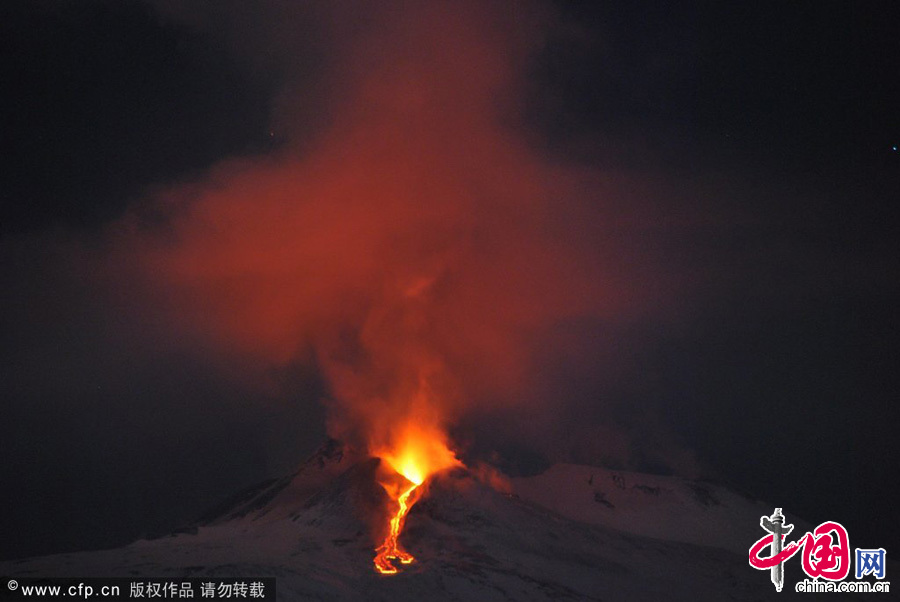 欧洲最高火山喷发[高清]