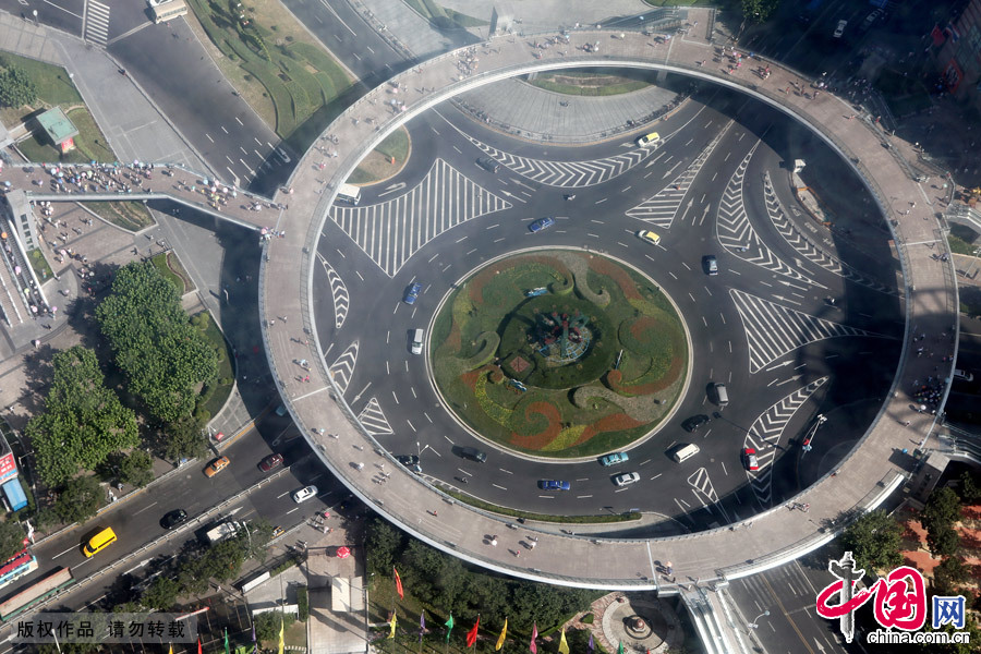 上海城市建筑。图为上海城市立交桥。中国网图片库 游兵摄影