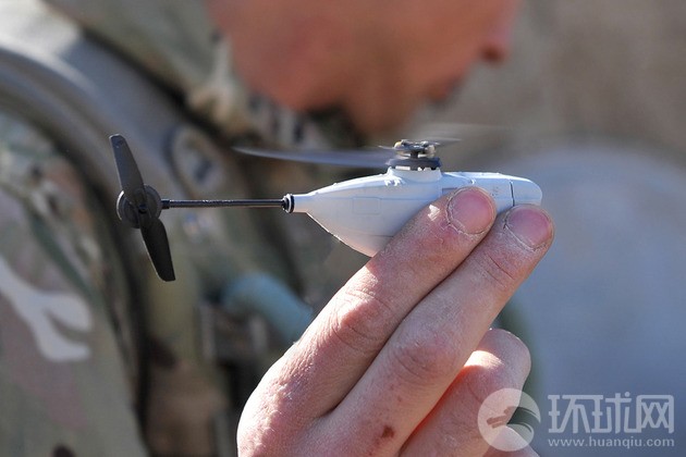 世界最小侦察机投入阿富汗战场 机长仅10厘米