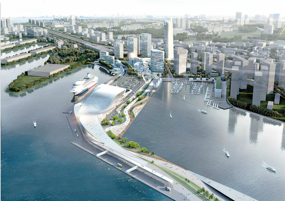 青島市の客船母港プロジェクトが許認可される