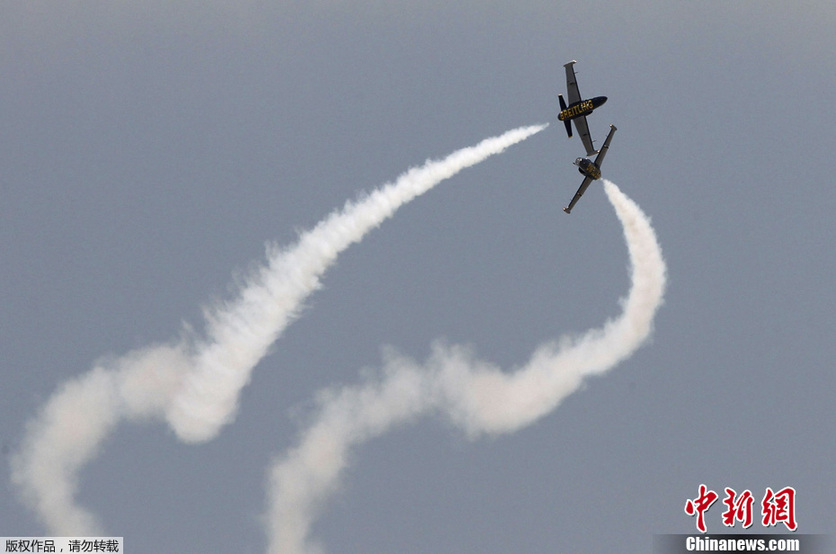 タイ空軍創(chuàng)立101周年 バンコクで航空ショー開催