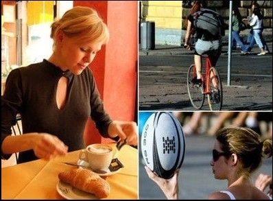 大多数意大利女孩都是比较俏皮的，校花们活泼开朗，总在星期五下午翘课，然后一窝蜂似的杀进电玩店。