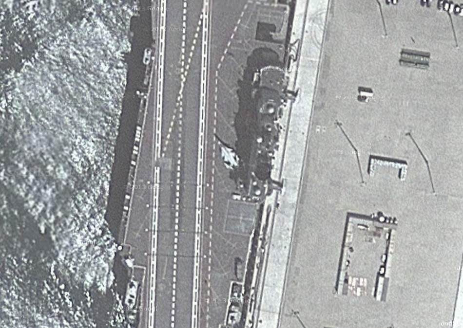 中国空母の軍港がグーグルマップで明らかに