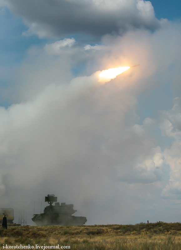 TOR-M1ミサイル防衛システム　実弾攻撃の様子が公開