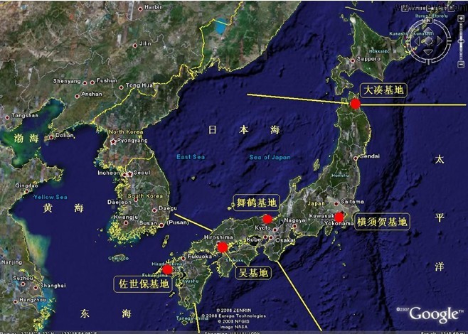 全景曝光日本各大准航母基地