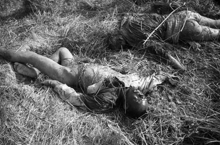 美拍43年常德会战日军死亡照