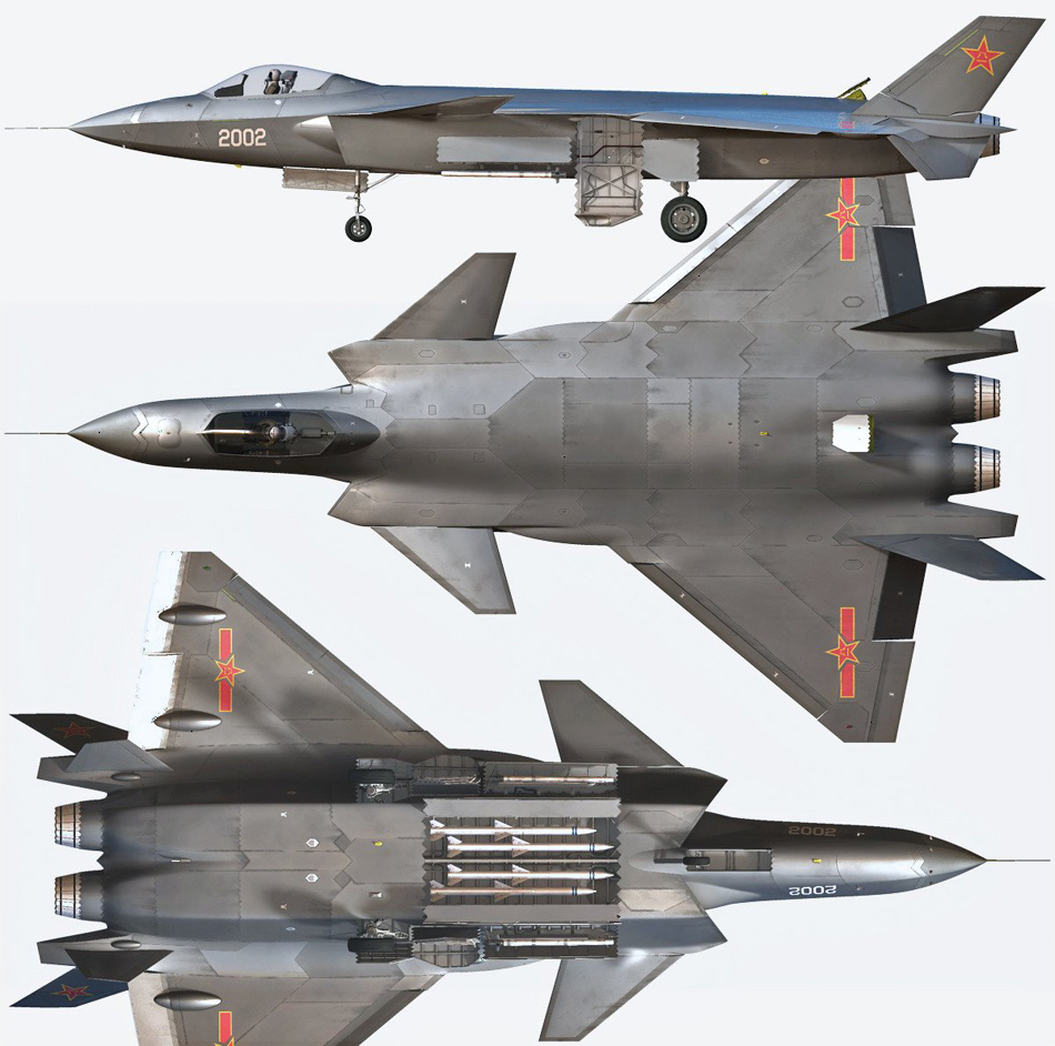 TFC 神機工業 2035 J-20 殲20 航空 飛行の戦士 戦闘機+systemiks.ca