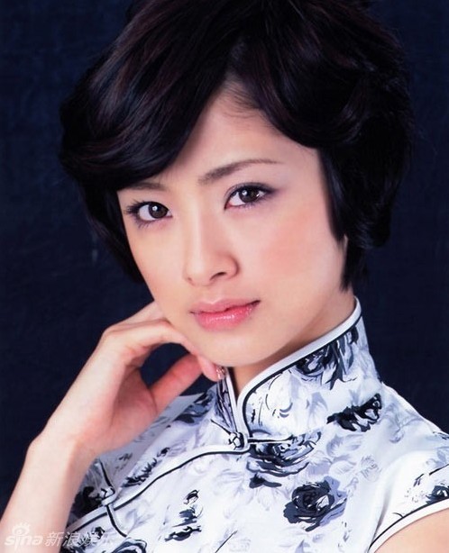 日本女星中国风造型 旗袍唐装复古短发各有风情