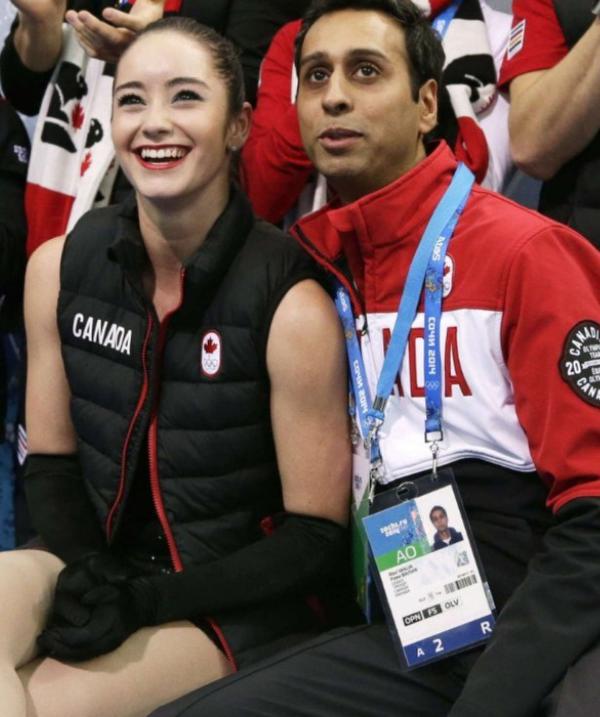 加拿大花滑美女摔倒不忘卖萌 PK日本花滑女神