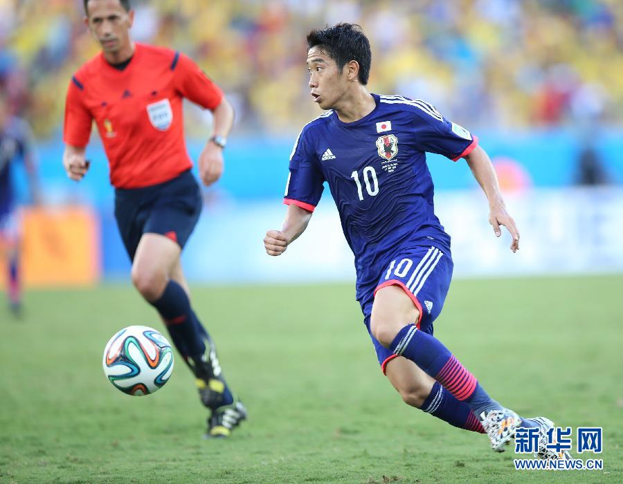 （世界杯）（16）足球——小组赛C组：日本队对阵哥伦比亚队