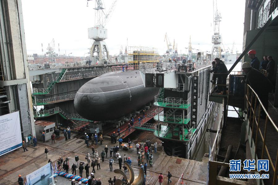 （国际）（4）俄基洛级改进型“顿河罗斯托夫”号潜艇下水 
