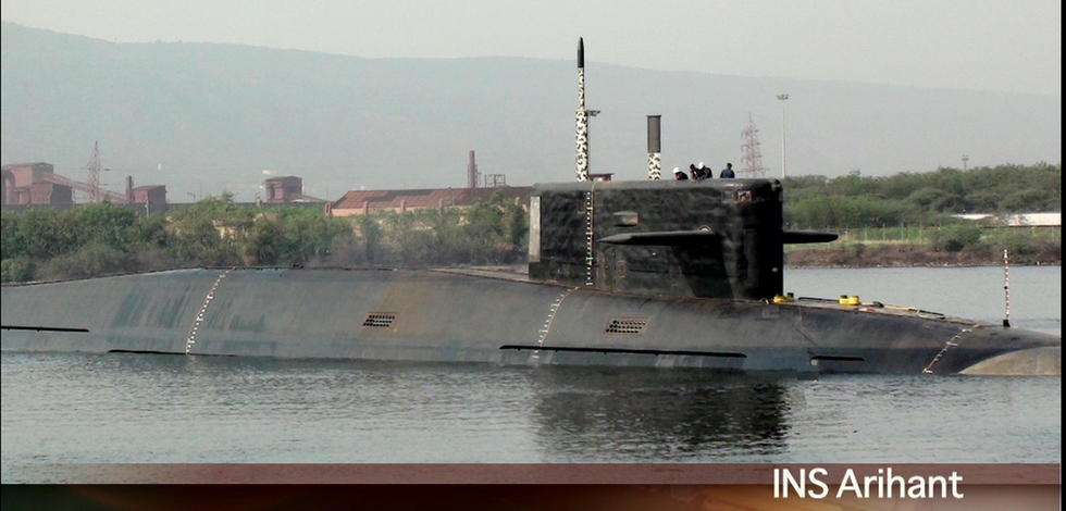 印度首艘国产核潜艇再现真容