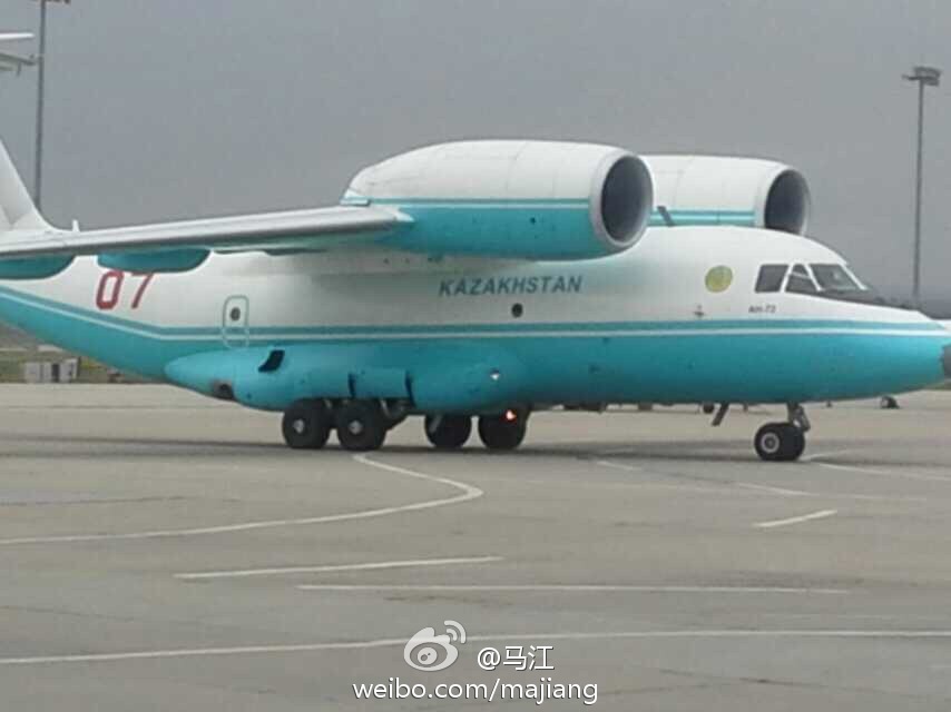演習帰りのカザフスタン軍機、故障により銀川に不時着