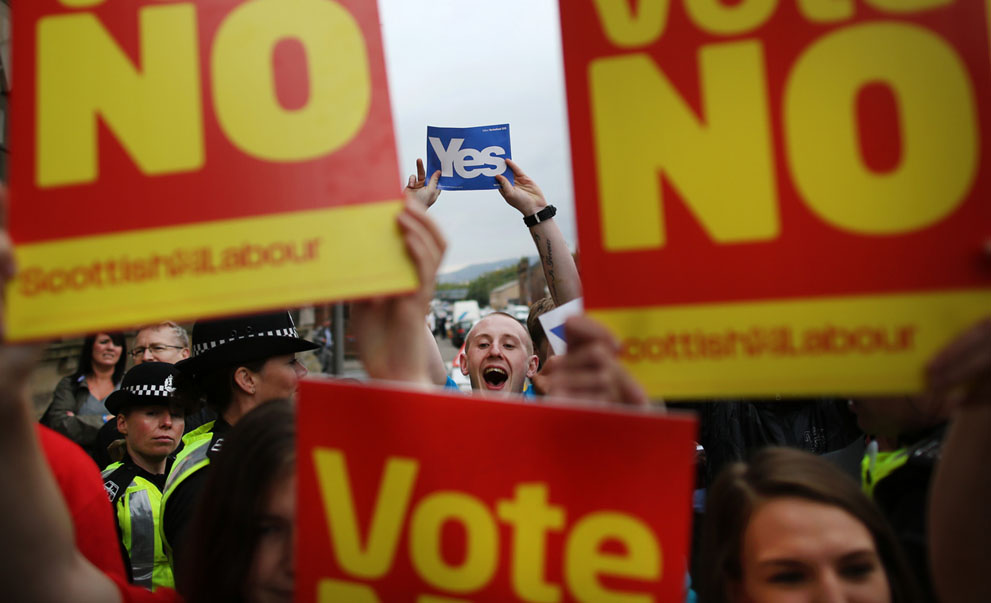苏格兰公投：选民影像