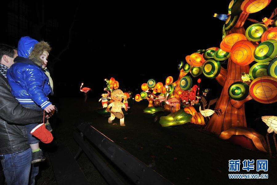 比利时'中国灯之动物园'花灯展 中国花灯首次展出