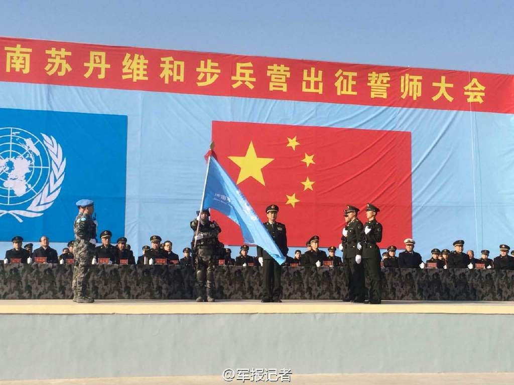 中国、平和維持歩兵部隊を初めて派遣