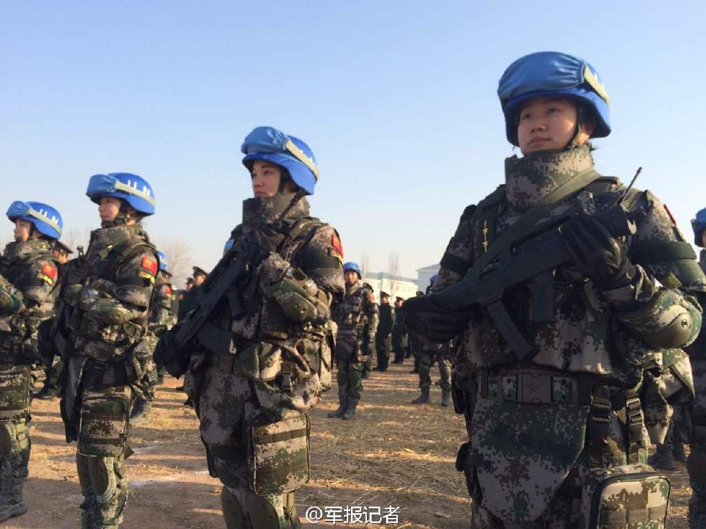 中国、平和維持歩兵部隊を初めて派遣