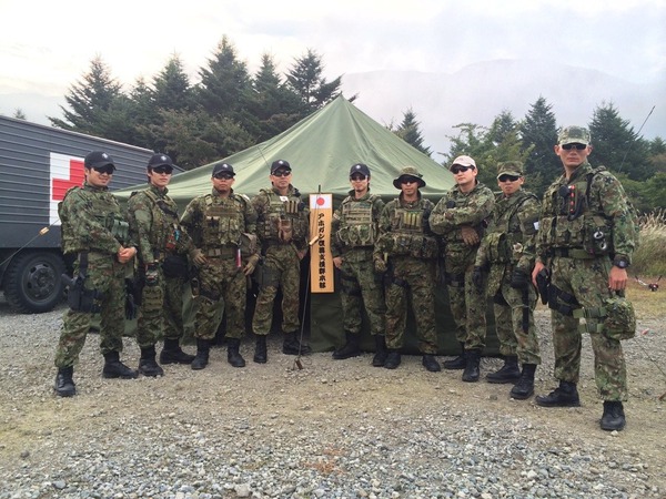 日本陆自特种部队罕见训练画面