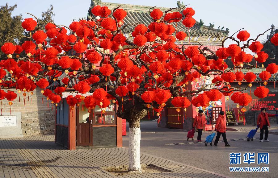 春節が近づき、中国各地は提灯や飾りが掛けられ、喜ばしいムードに包まれている。