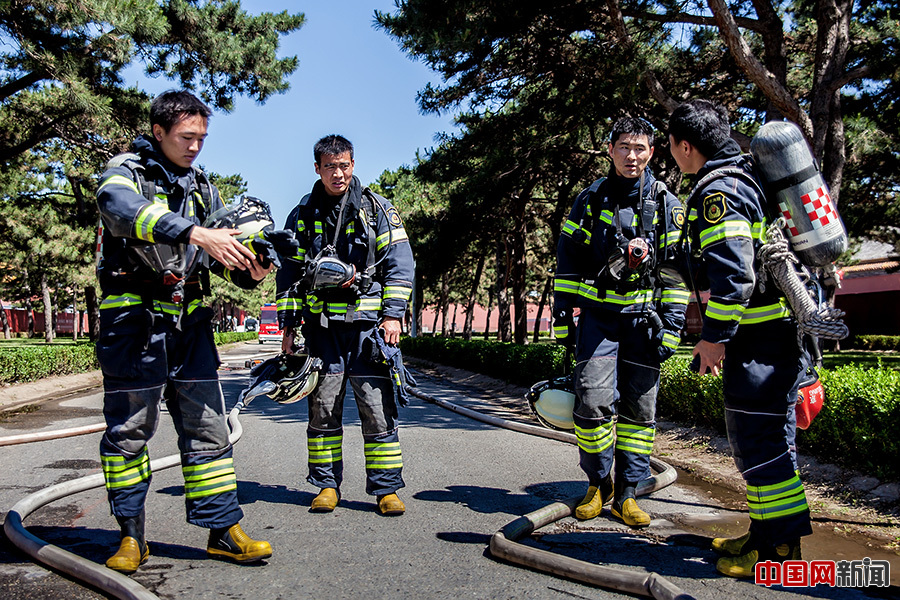 故宮博物院の消防隊(duì)、訓(xùn)練風(fēng)景がネット上で好評を博する