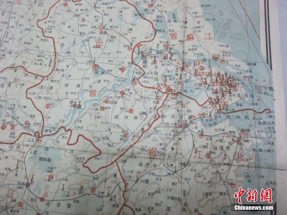 日本軍の中国侵略作戦地図、湖南省で発見_中国網_日本語