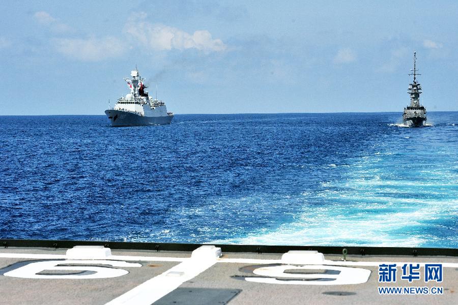 中国とシンガポール、初の海上合同演習を終了