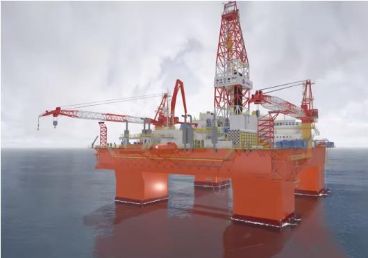 中国最强海上钻井平台 “海洋石油”982开建
