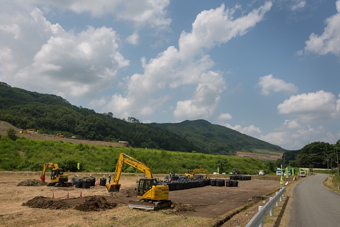 福島原発事故、除染作業の様子