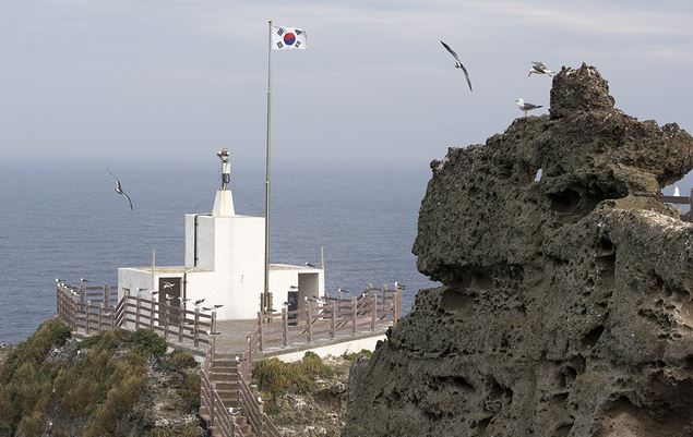 韓國記者が撮影　光復70周年を迎える獨島