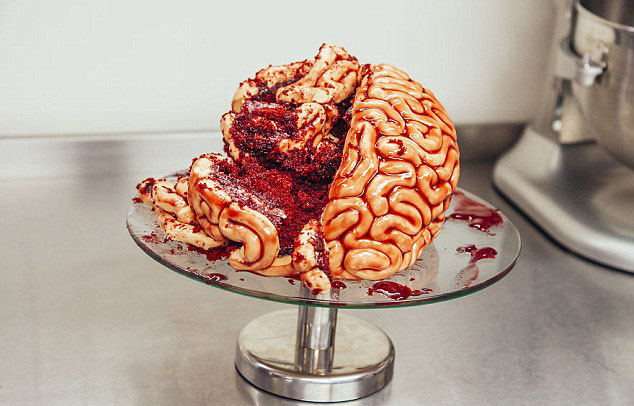 ハロウィン間近 リアルな 脳のケーキ の作り方 中国網 日本語