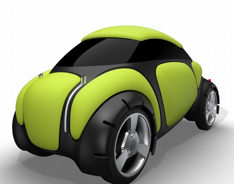 超小型代步工具、概念车型“Airbag Car Flesby”