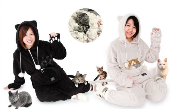 猫奴福利：日本公司设计人猫连体睡衣【5】